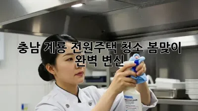 충남 계룡 전원주택 청소🧹 봄맞이 완벽 변신!✨